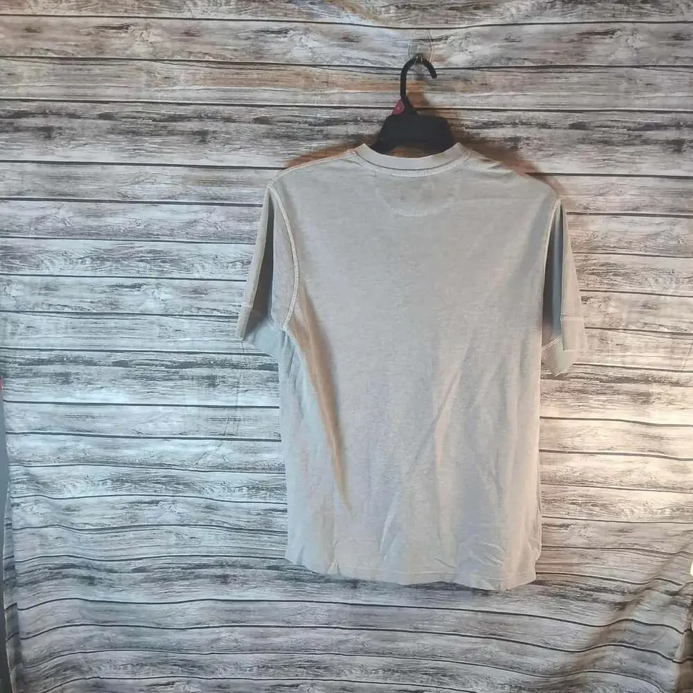 Chaps Ralph Lauren Grey Short Sleeve Polo Shirt Size M